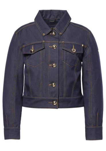 detail Dámska bunda Goldbergh Mysa Top Jacket Raw Denim