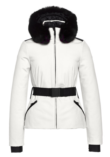 detail Dámska bunda Goldbergh Hida Ski Jacket Faux Border Snow White