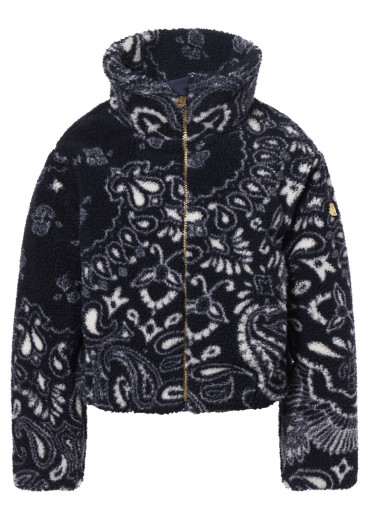 detail Dámska bunda Goldbergh Bandana Jacket Paisley Blue
