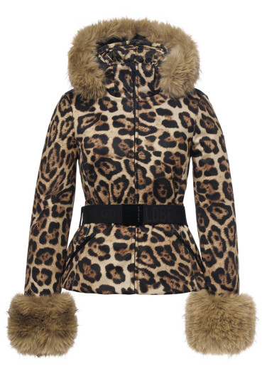 detail Dámska bunda Goldbergh Jagger Ski Jacket Faux Border Jaguar