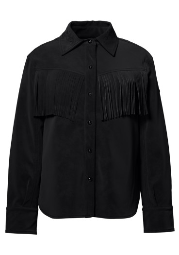 detail Dámska košeľa Goldbergh Sahana Blouse Black