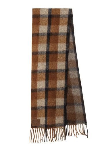 detail Dámsky šál Goldbergh Akiko Scarf Deep Mocha
