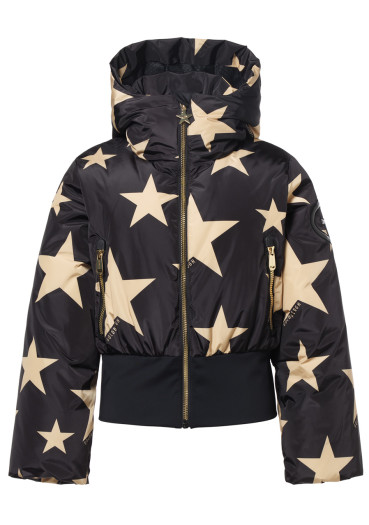 detail Dámska bunda Goldbergh Shinnen Ski Jacket Black/Gold