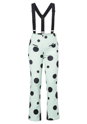 detail Dámske nohavice Goldbergh Mochi Ski Pants Dots Mint