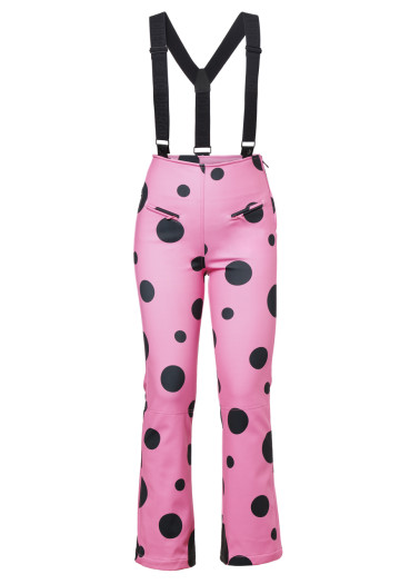 detail Dámske nohavice Goldbergh Mochi Ski Pants Dots Pink Cosmos