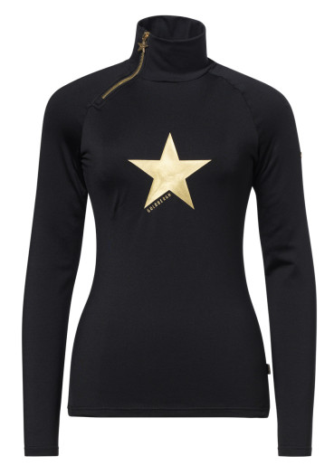 detail Dámsky rolák Goldbergh Hoshi Ski Pully Black
