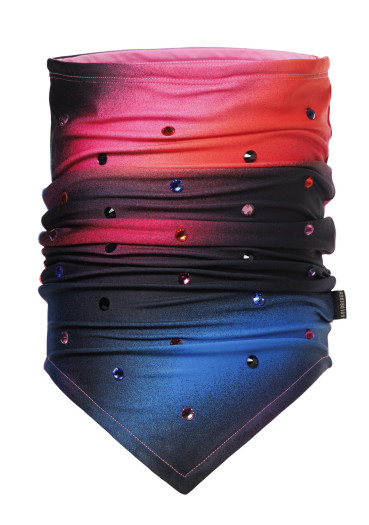 detail Dámsky nákrčník Goldbergh Rinzu Neckwarmer Night Runner Bold