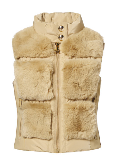 detail Dámska vesta Goldbergh Chic Bodywarmer Faux Lark
