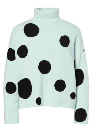 detail Goldbergh Dotto Sweater Dots Mint