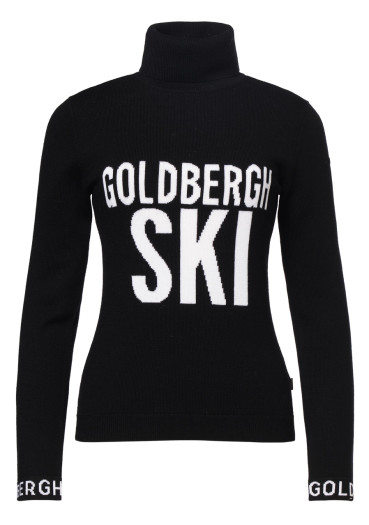 detail Dámsky sveter Goldbergh Hoi Sweater Black