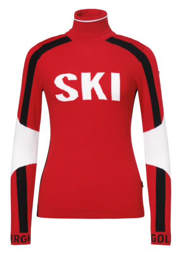 detail Dámsky sveter Goldbergh Sport Sweater Flame