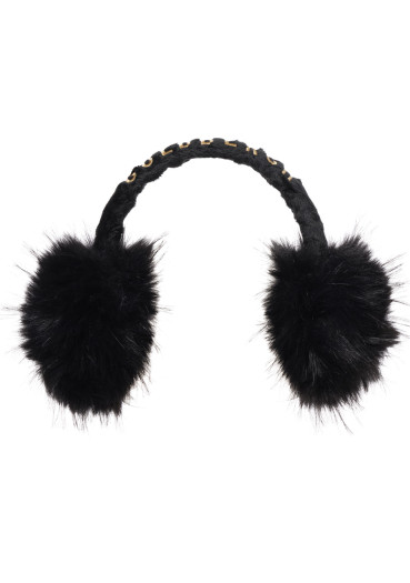 detail Dámske klapky Goldbergh Fluffy Earwarmers Black