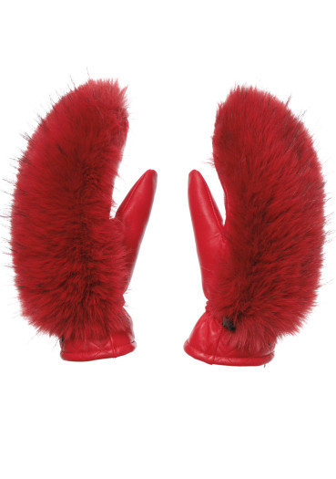 detail Dámske rukavice Goldbergh Hill Mittens Flame