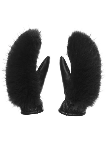 detail Dámske rukavice Goldbergh Hill Mittens Black