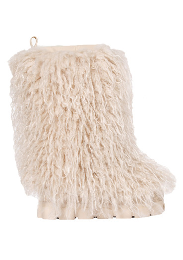 detail Dámske snehule Goldbergh Kiku Snowboot High Pebble