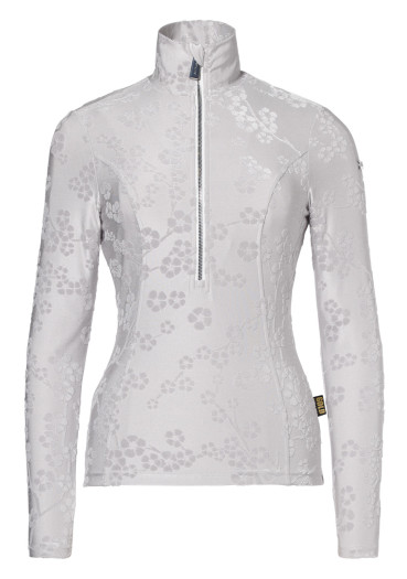 detail Dámsky rolák Goldbergh Hana Ski Pully Cherry Blossom Birch Grey
