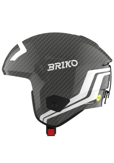detail Briko BR-VULCANO CARBON MIPS-Shiny Black - White