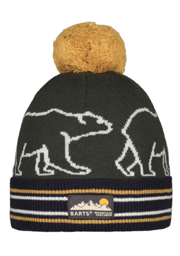 detail Barts Gorner Beanie charcoal