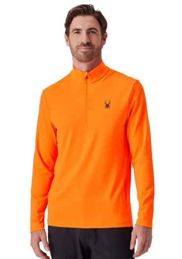 detail Pánska funkčná mikina Spyder Prospect 1/2 Zip Fusion Orange