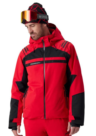 detail Pánska lyžiarska bunda Spyder Titan Jacket Spyder Red