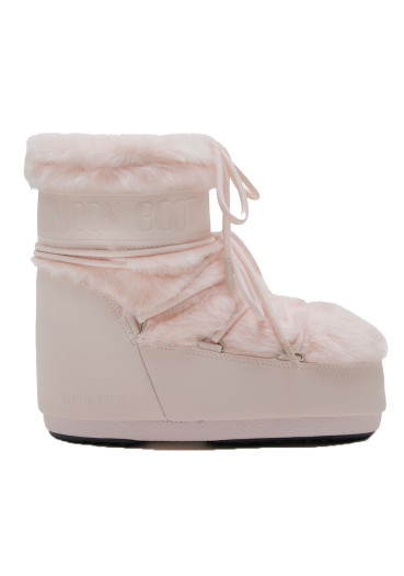 detail Dámske topánky Moon Boot Icon Low Faux Fur J042 Dusty Pink