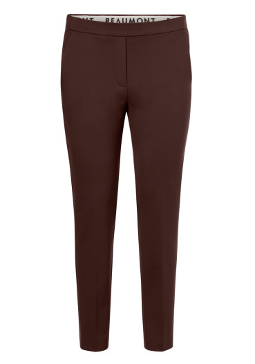 detail Beaumont Charlie Pants Dark Chocola