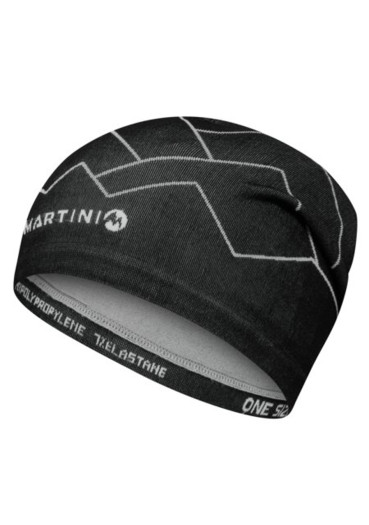detail Čiapka Martini Argon Light Knitted Beanie Uni Black/White