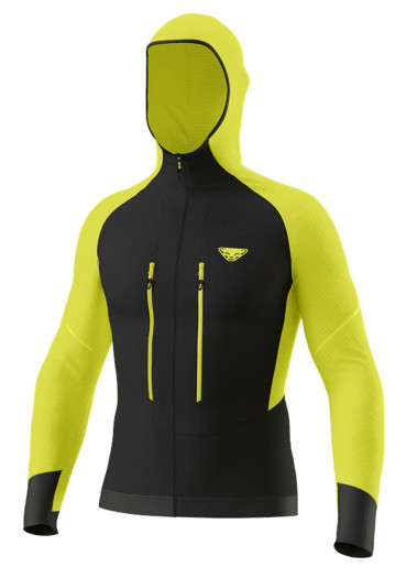 detail Pánska softshellová bunda Dynafit Mezzalama Race Jkt M Ultra Yellow