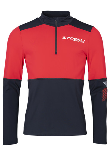 detail Pánske funkčné tričko Stöckli Funktionsshirt HE WRT Red/Black