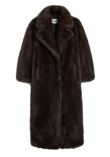 detail Dámsky kabát APPARIS Gabrielle Sable Maxi Coat Fauve Multi
