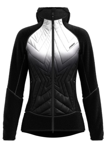detail Dámska hybridná bunda Crazy Jacket After Woman White-Black