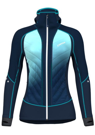 detail Dámska hybridná bunda Crazy Jacket Channel Woman Lake