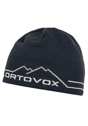 detail Vlnená čiapka Ortovox Peak Beanie Black Raven