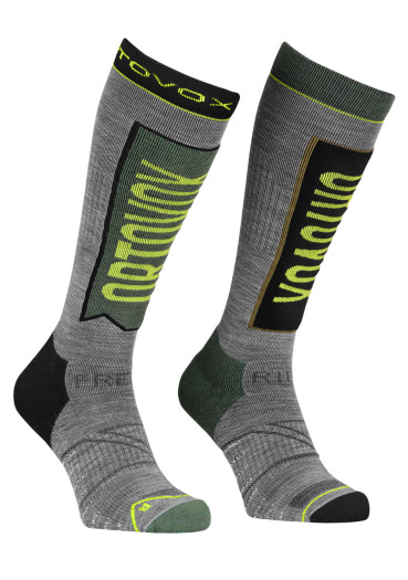 detail Pánske lyžiarske ponožky Ortovox Freeride Long Socks Men's Wild Herbs