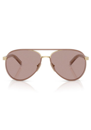 detail Prada B57S 24E20I Bledě zlatá/Světlá purpurová hnědá