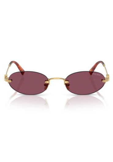 detail Miu Miu A54S 5AK20Y Zlato/Tmavě fialová
