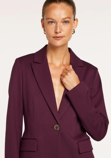 detail Beaumont Hedwig Blazer Dark Berry