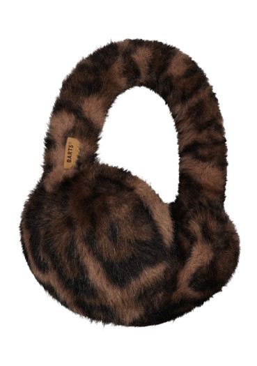 detail Barts Big Fur Earmuffs 6196-2602-37 Print Brown