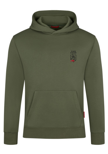 detail Van Deer Essential Hoodie Khaki