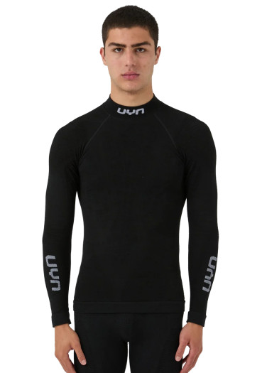 detail UYN Man Elevatyon Biomorph UW Shirt Long_Sl.Turtle Neck NP Black X117