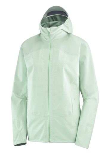 detail Dámska bunda Salomon Outline Jacket W Opal Blue