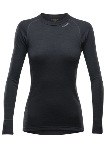 detail Dámske funkčné tričko DEVOLD DUO ACTIVE W SHIRT Black