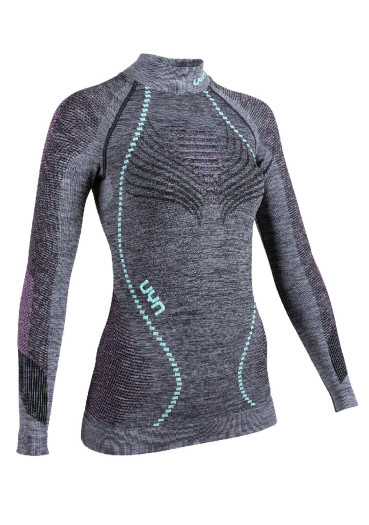 detail Dámske tričko UYN LADY AMBITYON UW SHIRT LG_SL MELANGE TURTLE NECK