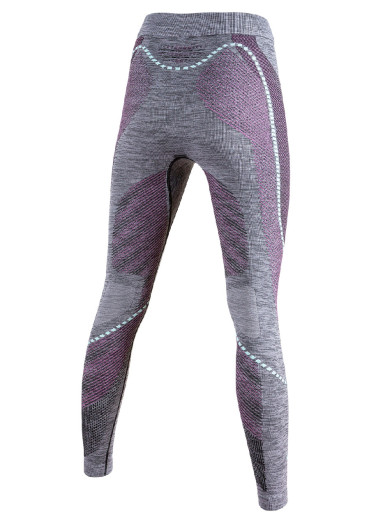 detail UYN W Ambityon UW Pant Long Melange Black Melange/Pink/Aqua