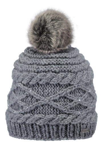 detail Dámska čiapka Barts Claire Beanie Heather Grey