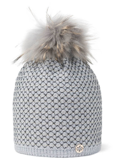 detail Dámska čiapka Granadilla MESH CHIC PEARL GREY