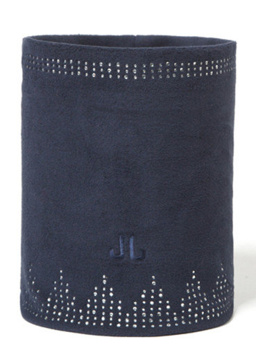 detail Nákrčník Jail Jam Stretch Shiny Ring Blu Navy – elegantný a funkčný doplnok v tmavomodrom odtieni