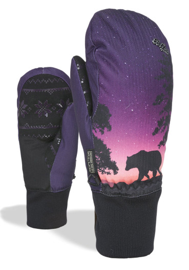detail Dámske rukavice LEVEL BLISS CORAL MITT PURPLE