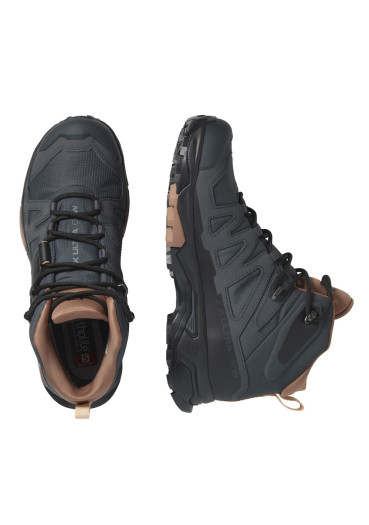 detail Dámske turistické topánky Salomon X ULTRA 4 MID GTX W – Ebony / Mocha Mousse / Almond Cream