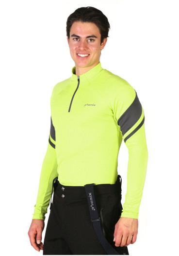 detail Pánsky rolák Phenix 17 ES772LS04 Snow Trail 1/2 Zip lime